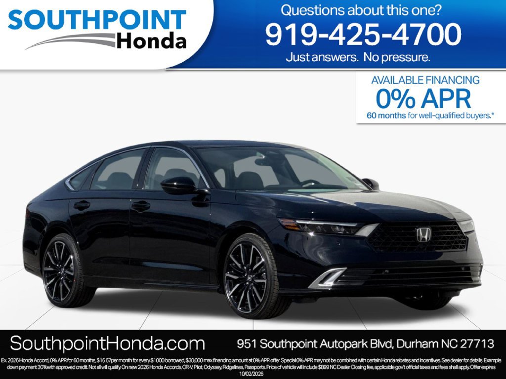 New 2026 Honda Accord Touring
