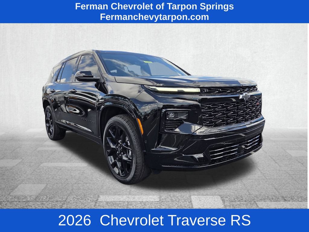 New 2026 Chevrolet Traverse RS w/ LPO, Floor Liner Package FWD image 1