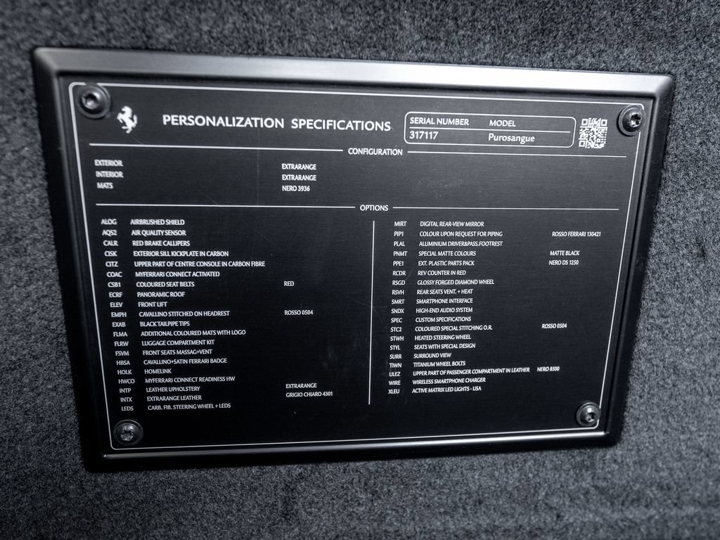 Certified 2025 Ferrari Purosangue AWD/4WD image 27