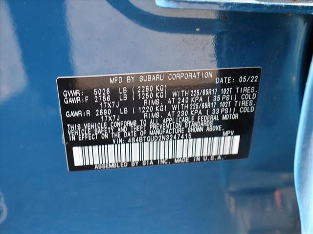 Used 2022 Subaru Outback Wilderness AWD/4WD image 16