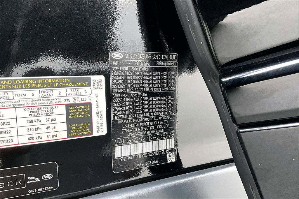 Used 2019 Land Rover Range Rover HSE AWD/4WD image 17