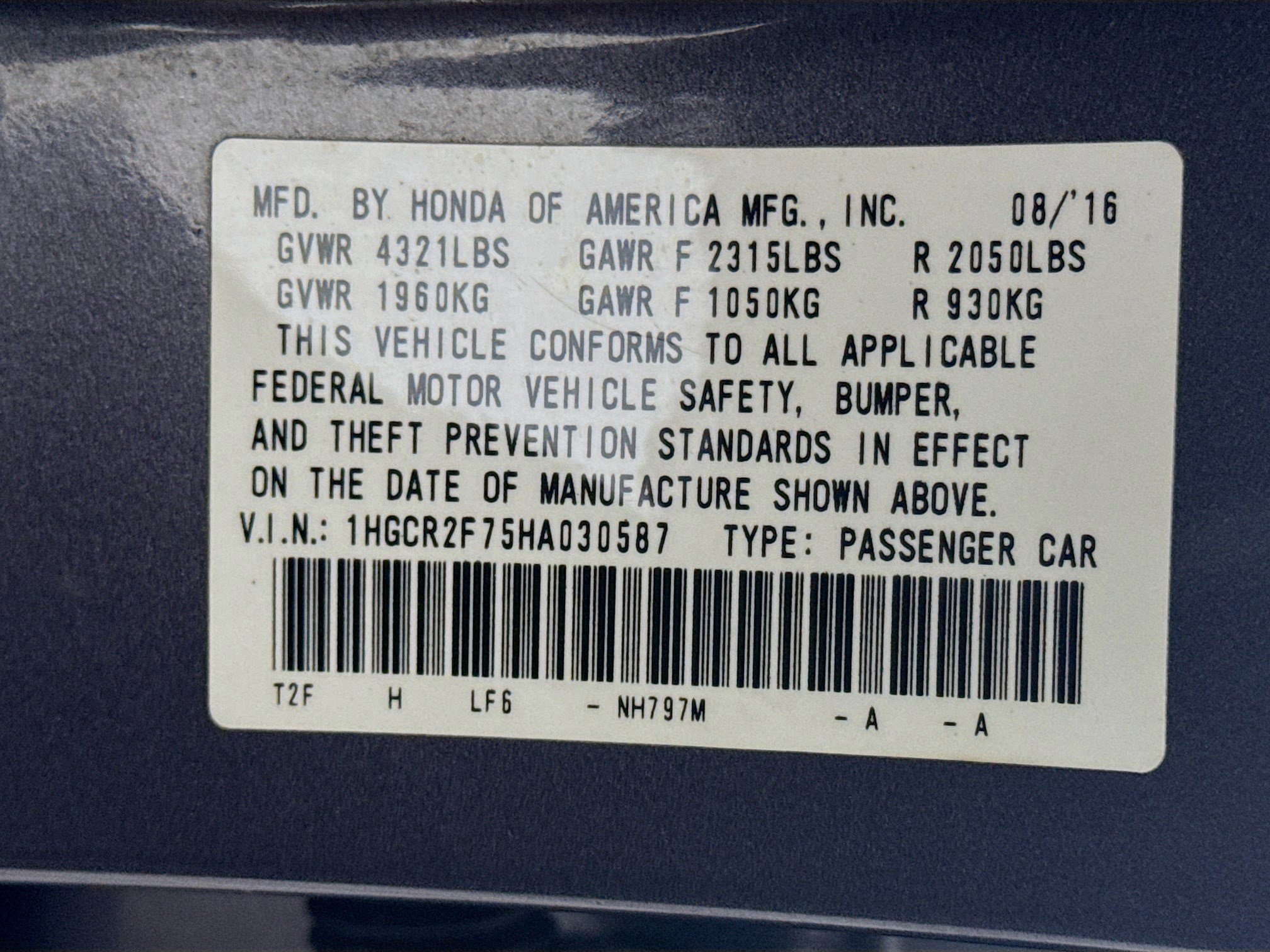 Used 2017 Honda Accord EX image 40