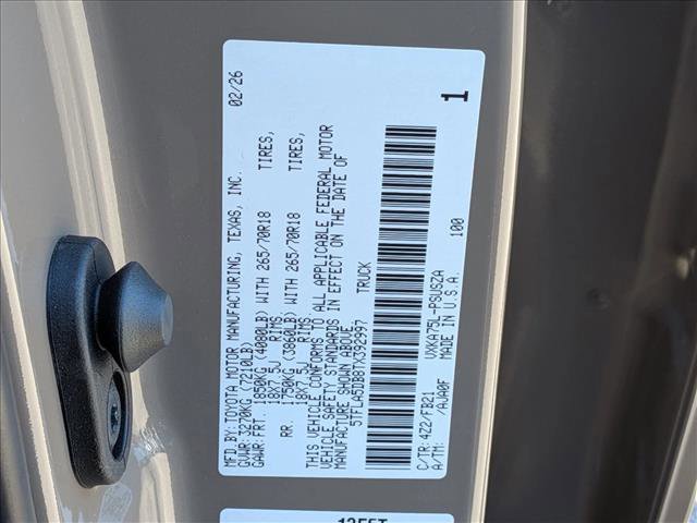 New 2026 Toyota Tundra SR5 image 17