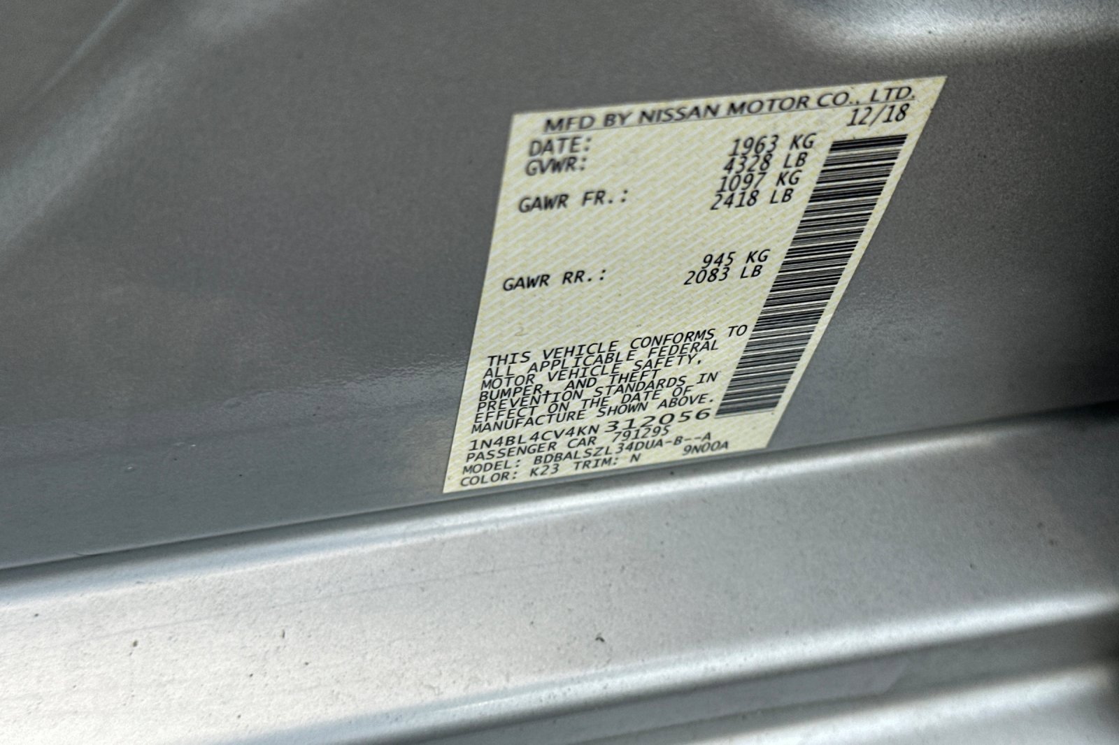 Used 2019 Nissan Altima 2.5 SR image 31