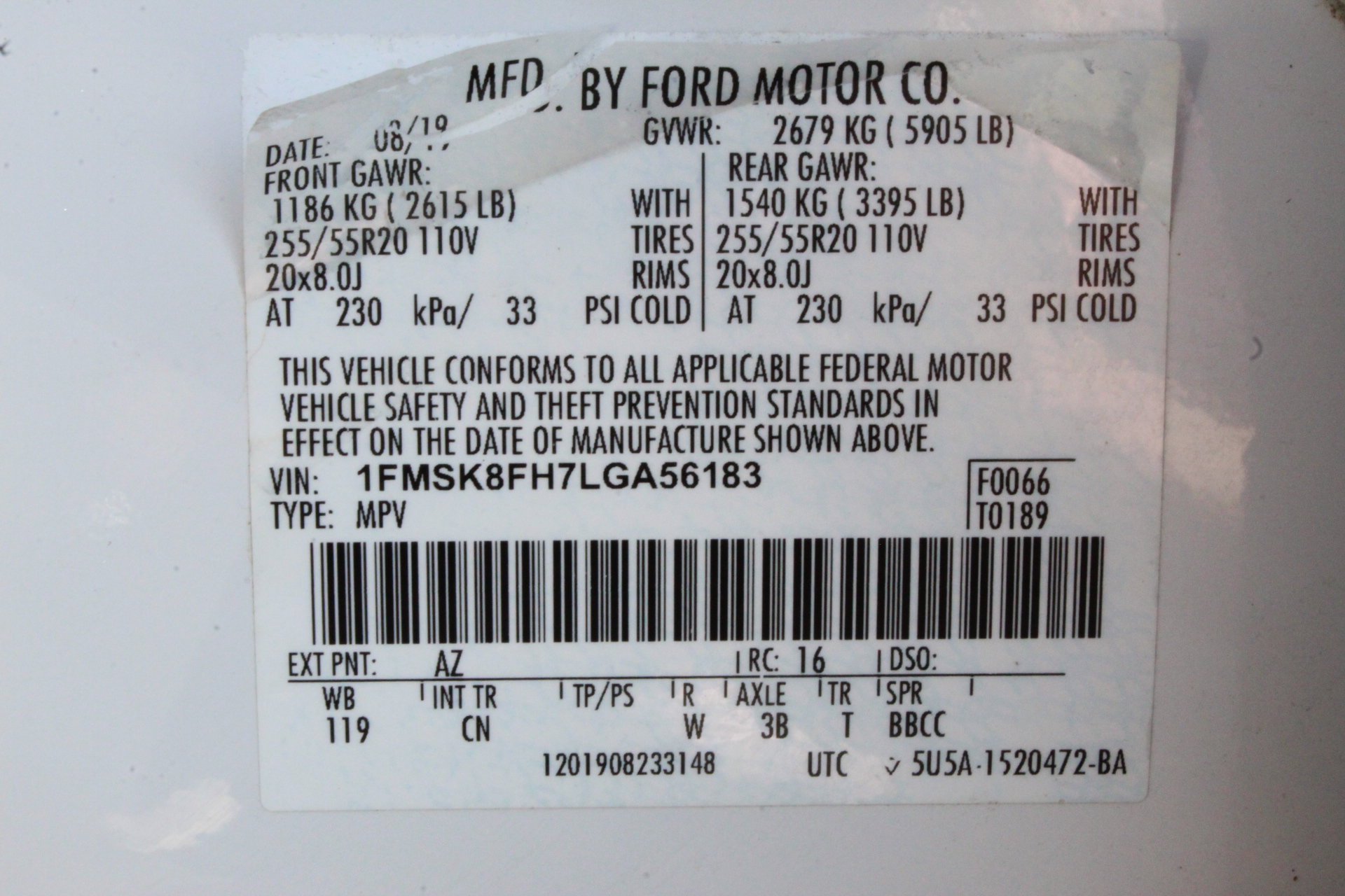 Used 2020 Ford Explorer Limited AWD/4WD image 38