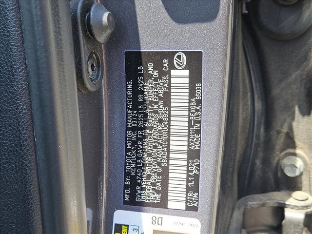 Certified 2024 Lexus ES 300h w/ Premium Package FWD image 23