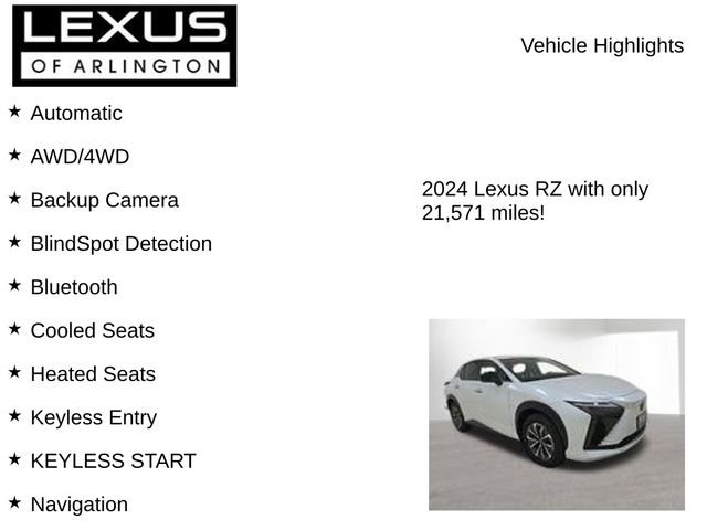 Used 2024 Lexus RZ 450e Premium image 7