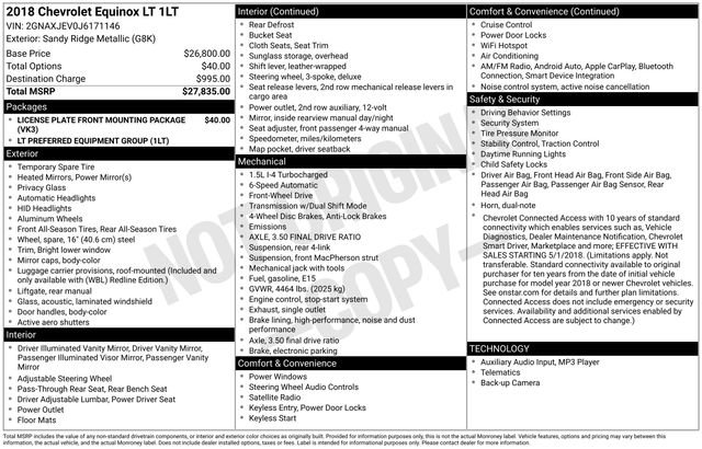 Used 2018 Chevrolet Equinox LT image 4