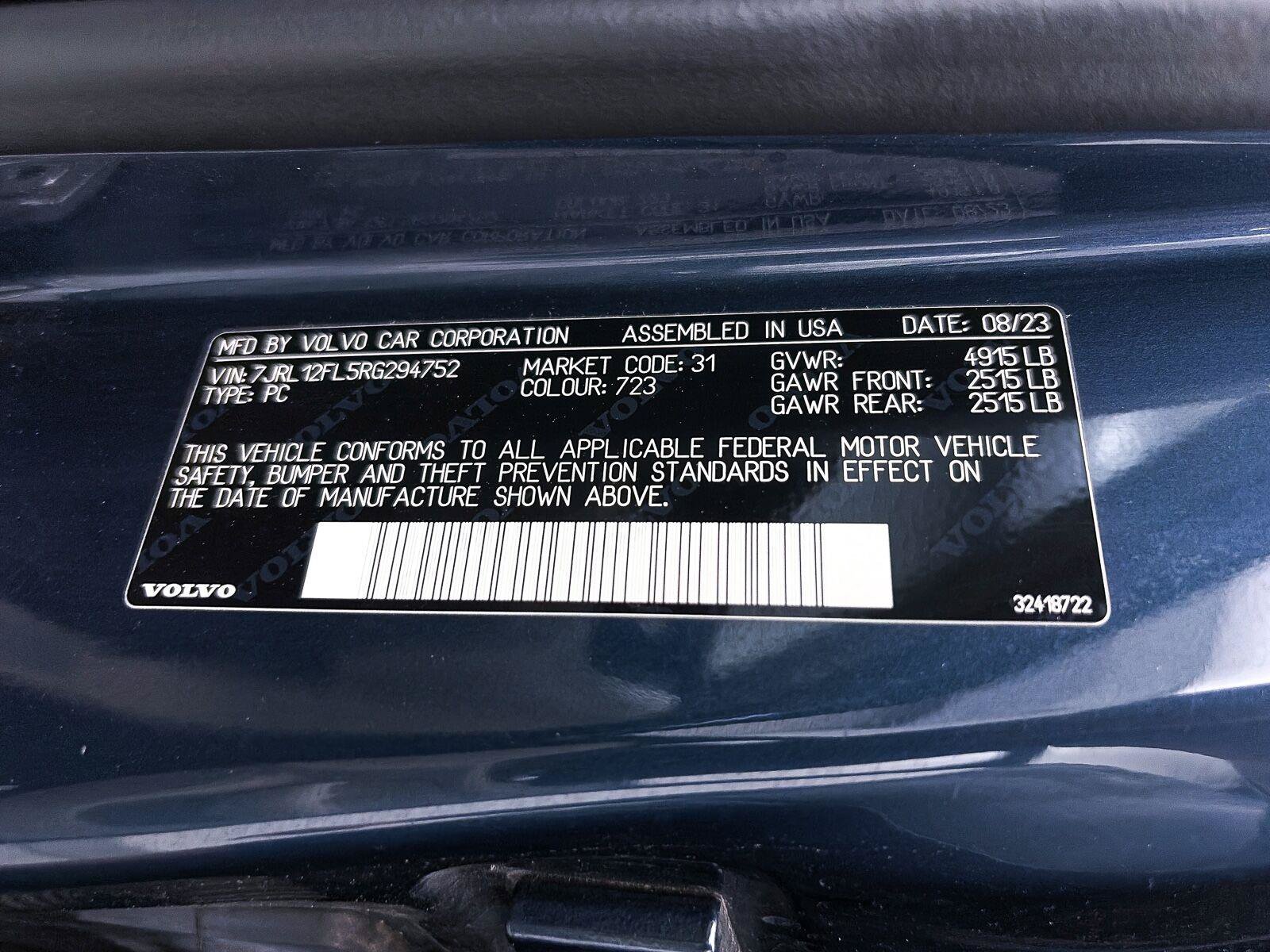 Used 2024 Volvo S60 B5 Plus FWD image 42