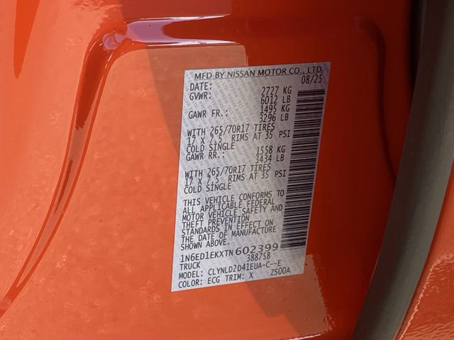 New 2026 Nissan Frontier PRO-4X image 36