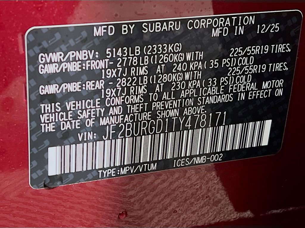New 2026 Subaru Outback Limited XT AWD/4WD image 25