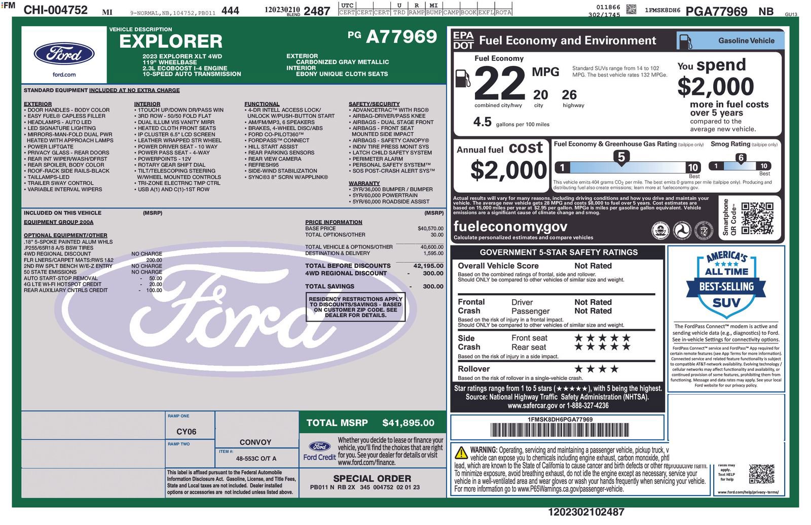Certified 2023 Ford Explorer XLT image 4
