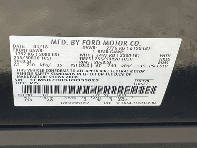 Used 2018 Ford Explorer XLT w/ Equipment Group 202A FWD image 30