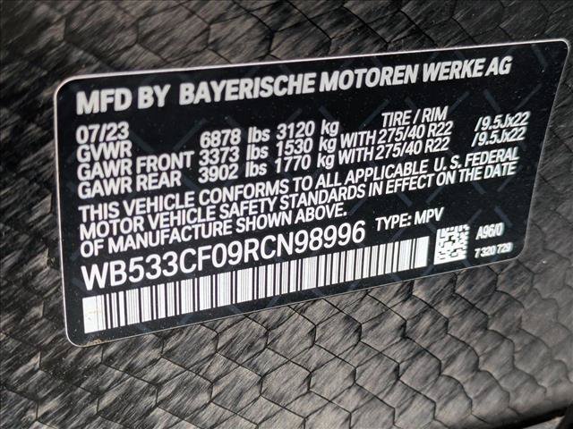 Certified 2024 BMW iX M60 AWD/4WD image 16