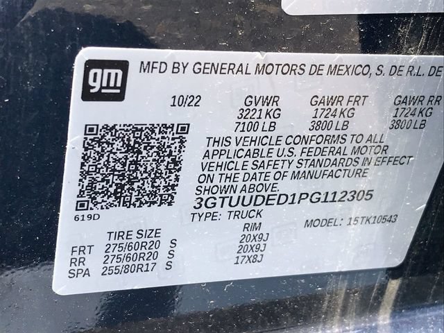 Certified 2023 GMC Sierra 1500 SLT w/ SLT Premium Package AWD/4WD image 36