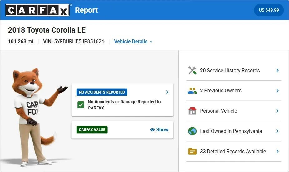 Used 2018 Toyota Corolla LE FWD image 24