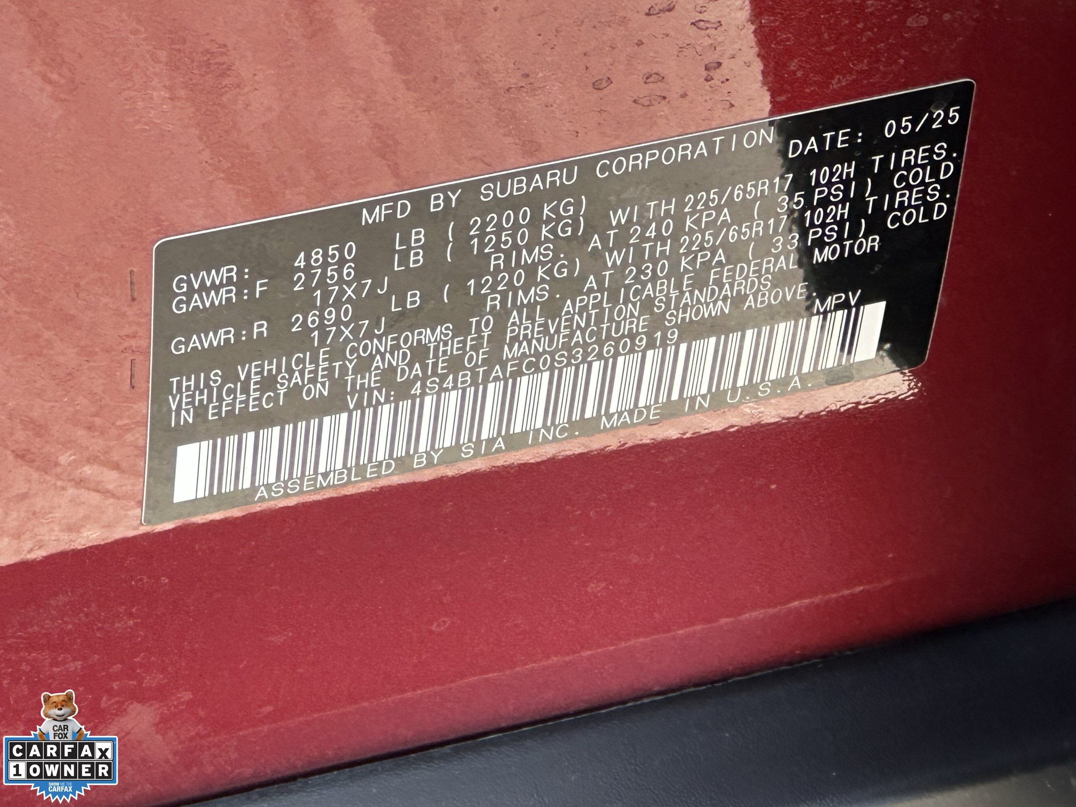 Used 2025 Subaru Outback Premium AWD/4WD image 30
