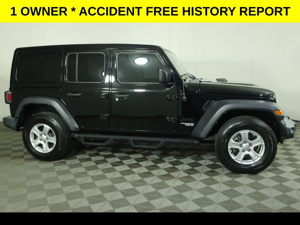 Used 2021 Jeep Wrangler Unlimited Sport w/ Sun And Sound Package AWD/4WD image 3