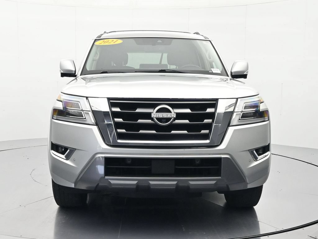 Used 2021 Nissan Armada SL w/ Captain's Chairs Package AWD/4WD image 2