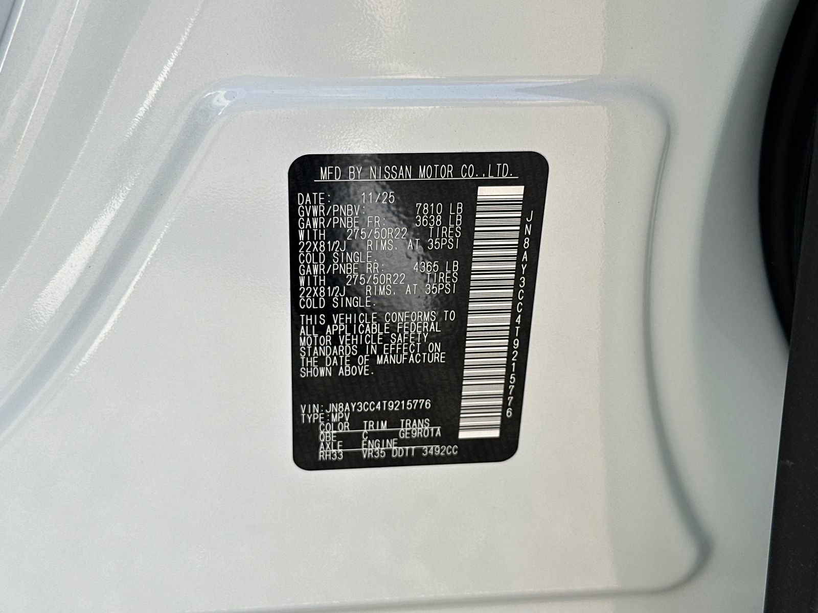 New 2026 Nissan Armada Platinum Reserve image 40