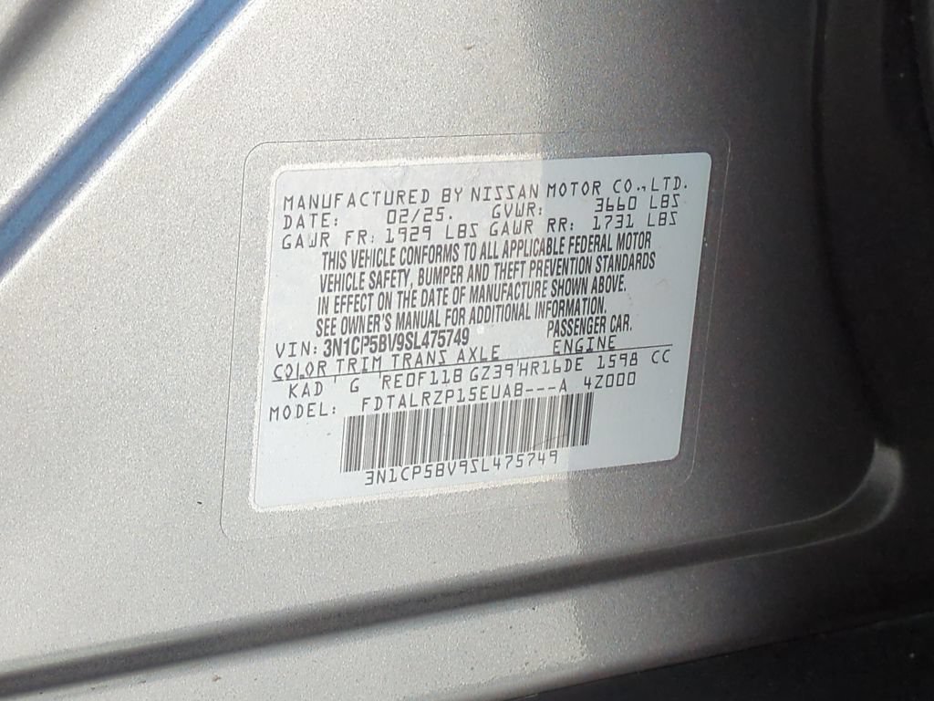 Certified 2025 Nissan Kicks Play S FWD image 22