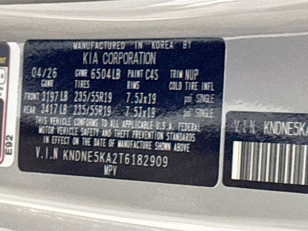 New 2026 Kia Carnival SX Prestige FWD image 25
