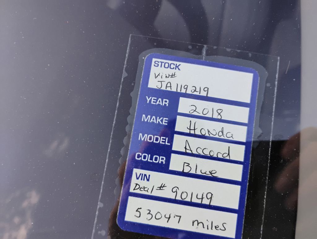 Used 2018 Honda Accord EX image 12