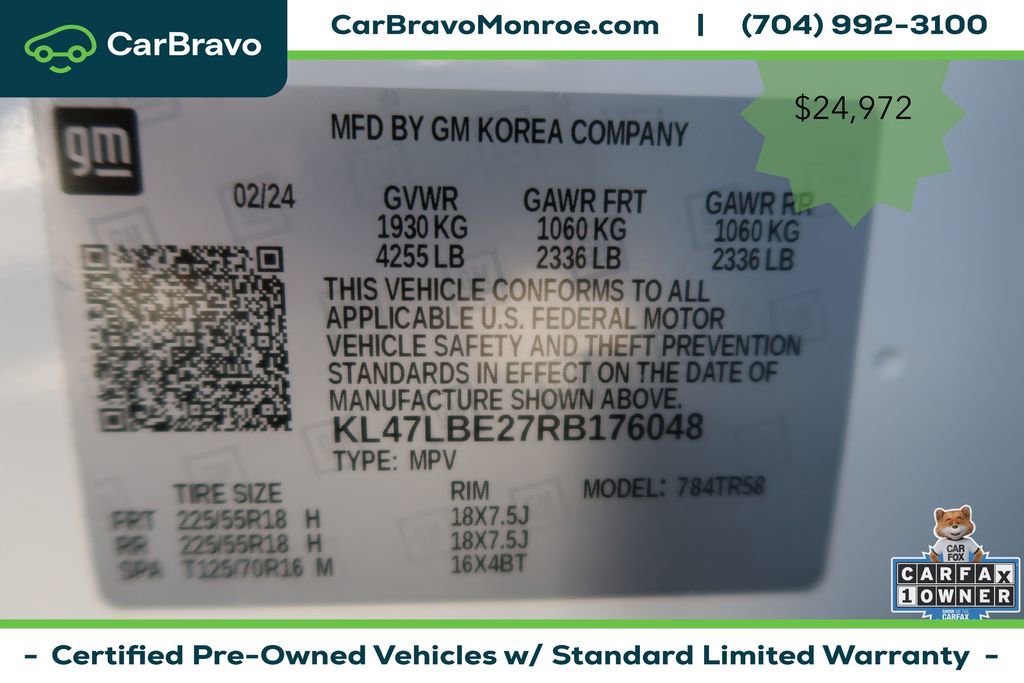 Certified 2024 Buick Envista Sport Touring w/ Convenience I Package FWD image 44