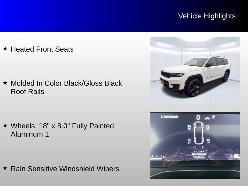 Used 2023 Jeep Grand Cherokee L Laredo AWD/4WD image 24