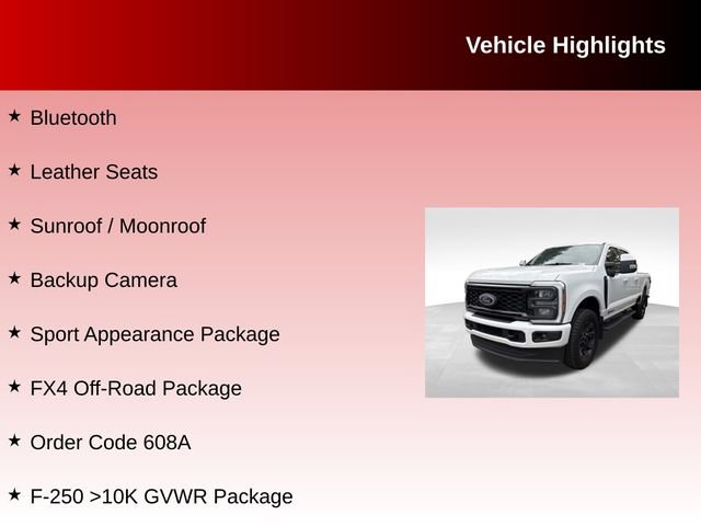 Used 2023 Ford F250 Lariat w/ Sport Appearance Package AWD/4WD image 2