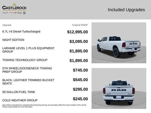 New 2026 RAM 3500 Laramie w/ Night Edition AWD/4WD image 4