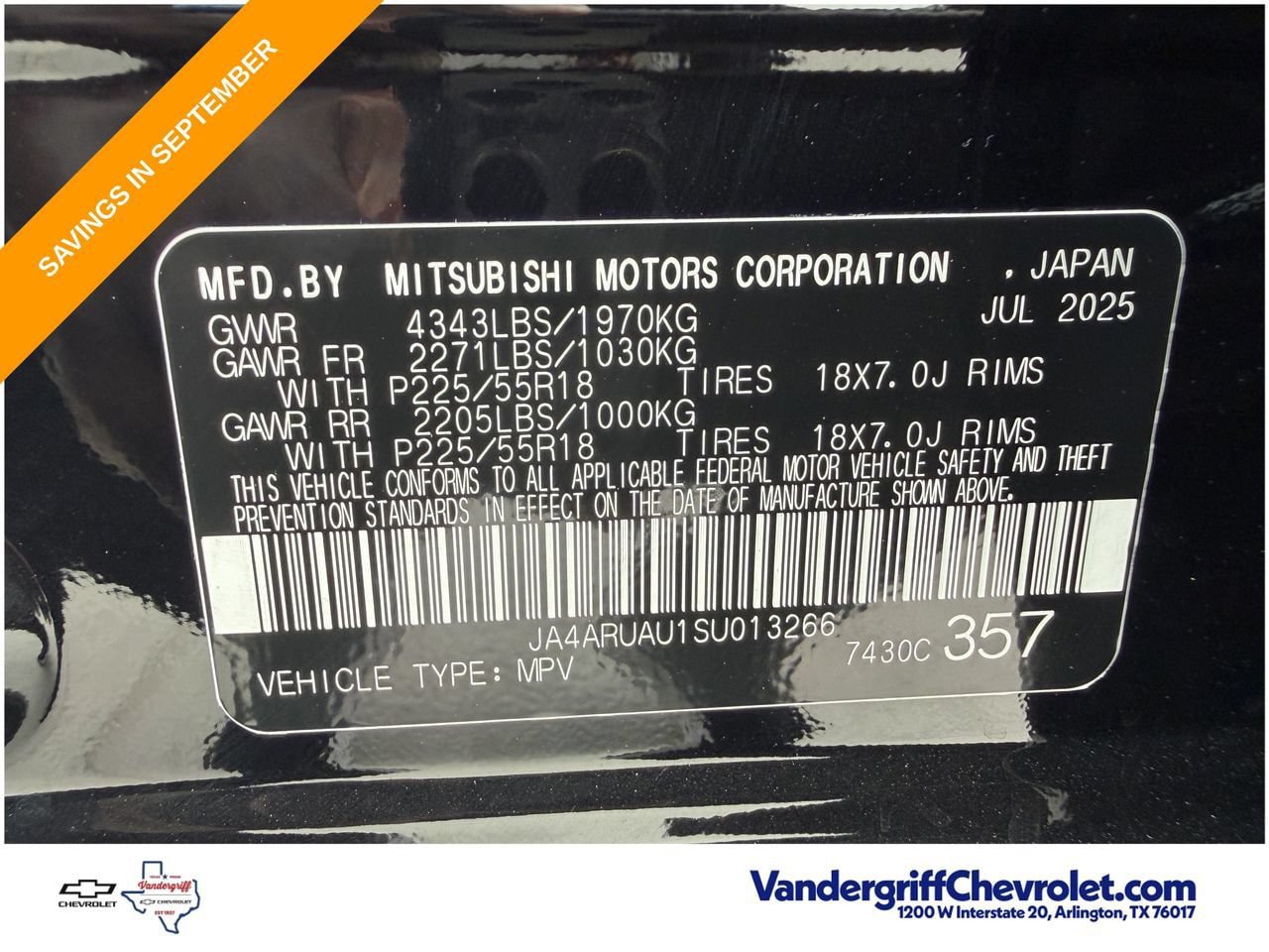 Used 2025 Mitsubishi Outlander Sport ES AWD/4WD image 29