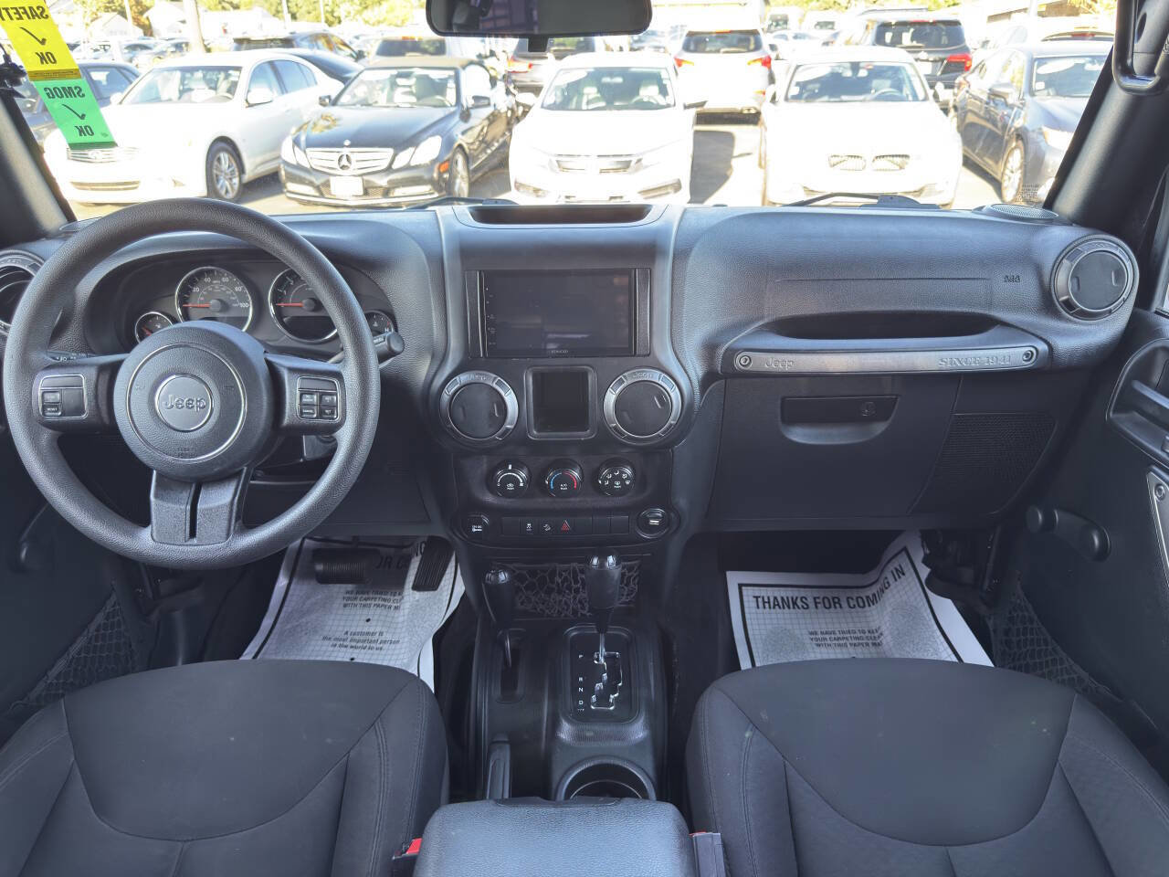Used 2018 Jeep Wrangler Unlimited Sport w/ Mopar Black Appearance Group AWD/4WD image 18