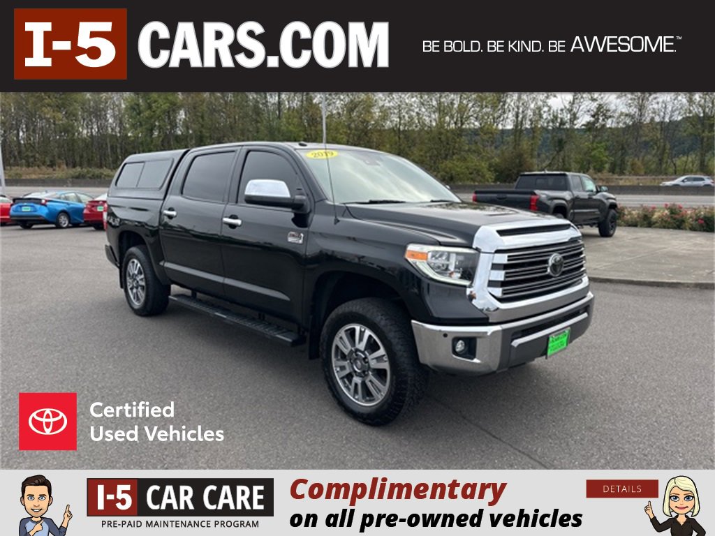 Certified 2019 Toyota Tundra 1794 Edition image 1