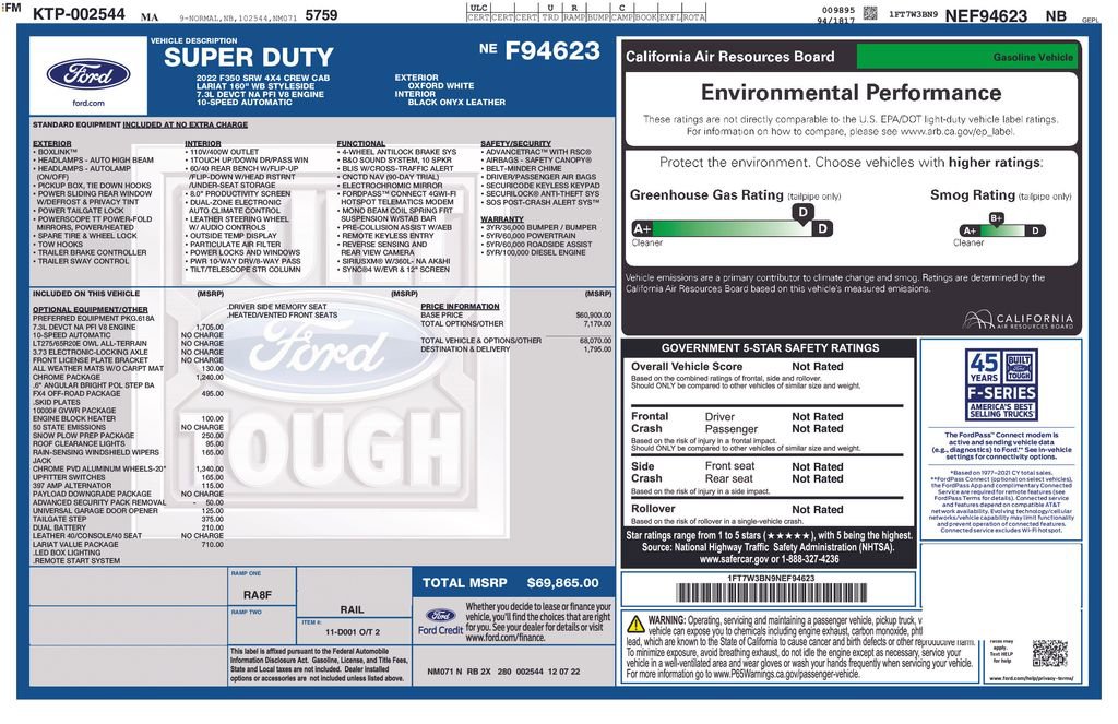 Used 2022 Ford F350 Lariat w/ Chrome Package image 18