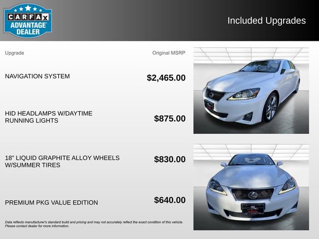 Used 2011 Lexus IS 250 w/ Premium Pkg Value Edition image 5