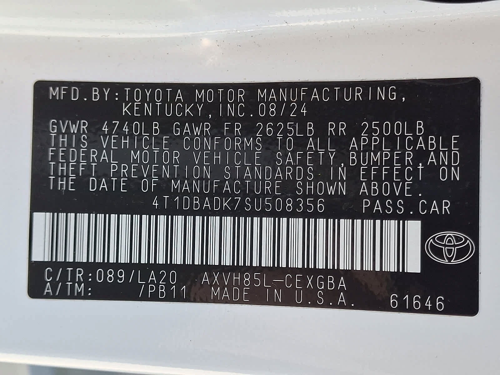 Certified 2025 Toyota Camry XLE w/ Premium Package AWD/4WD image 28