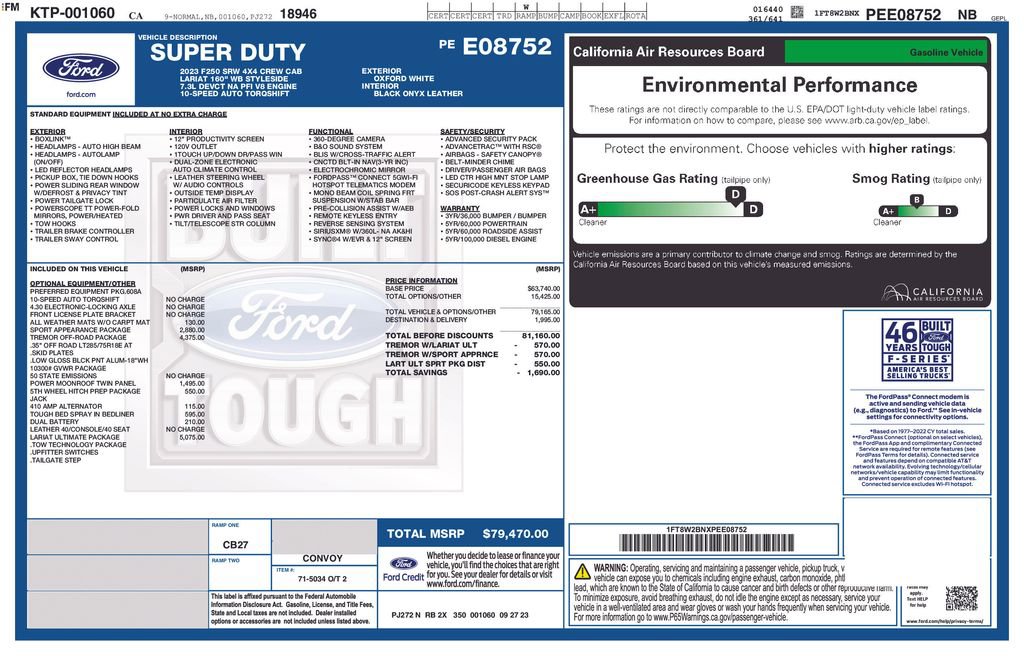 Used 2023 Ford F250 Lariat w/ Lariat Ultimate Package image 2