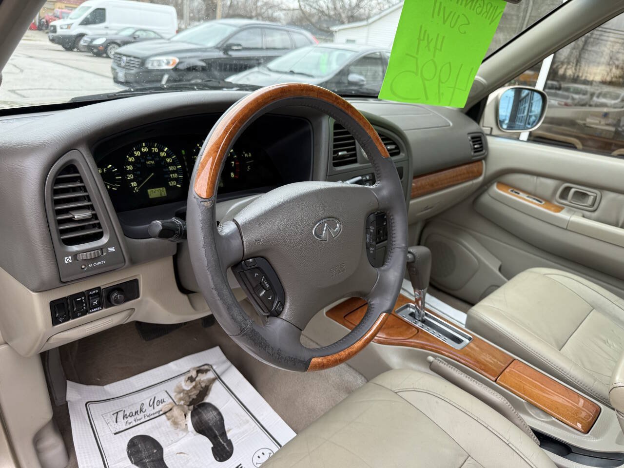 Used 2002 INFINITI QX4 4WD w/ (X03) Heated Seats Pkg image 14