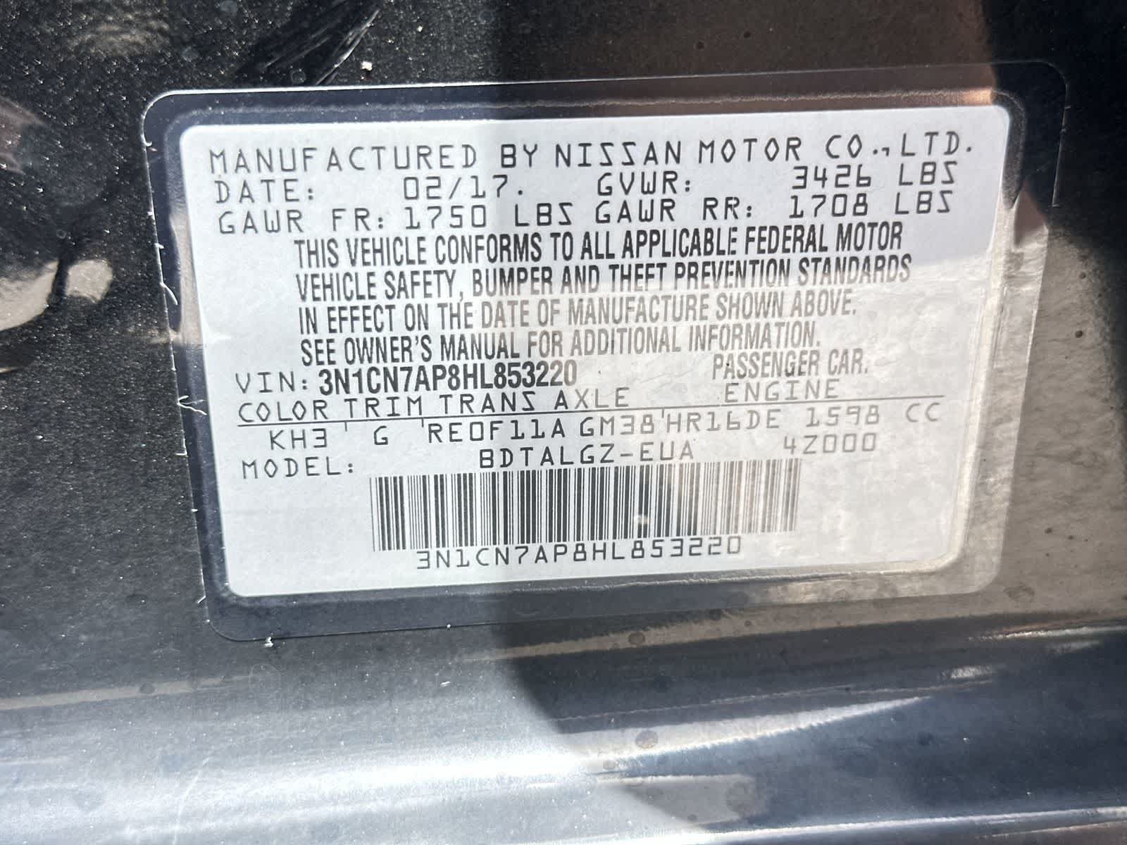 Used 2017 Nissan Versa FWD image 25