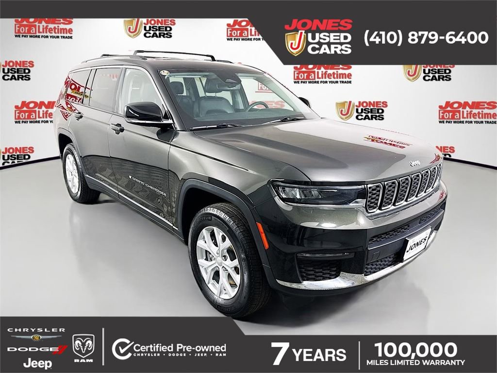 Used 2023 Jeep Grand Cherokee L Limited w/ Trailer Tow Group (B) AWD/4WD image 1