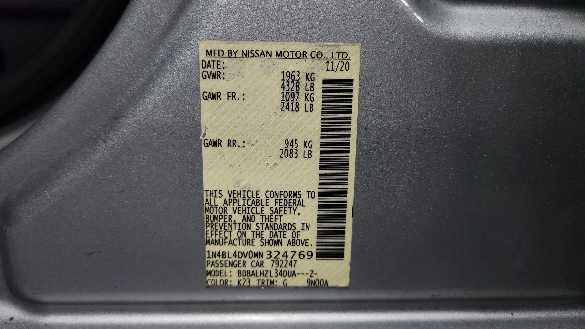 Used 2021 Nissan Altima 2.5 SV image 43
