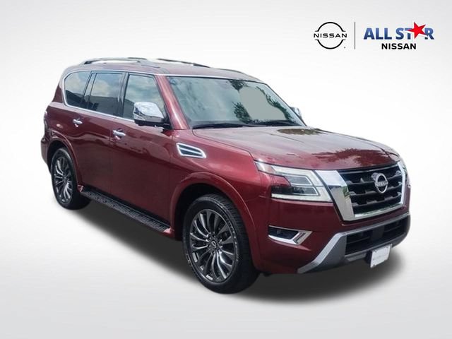 Used 2024 Nissan Armada Platinum w/ Captain's Chairs Package RWD image 1