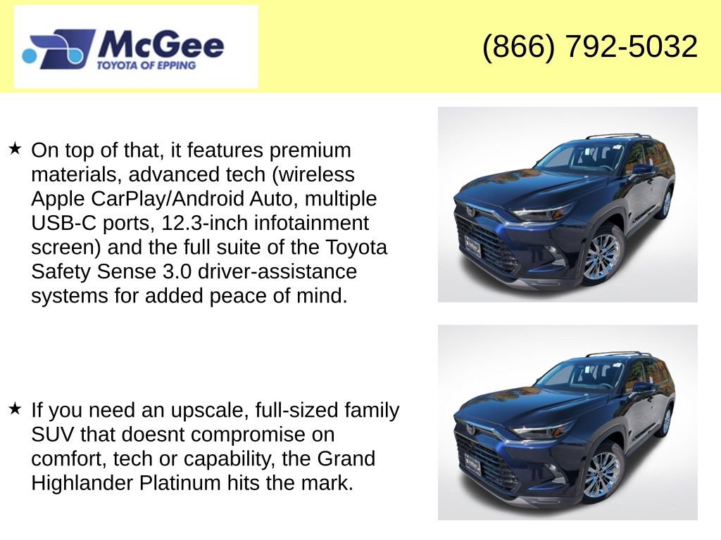 New 2026 Toyota Grand Highlander Platinum image 12