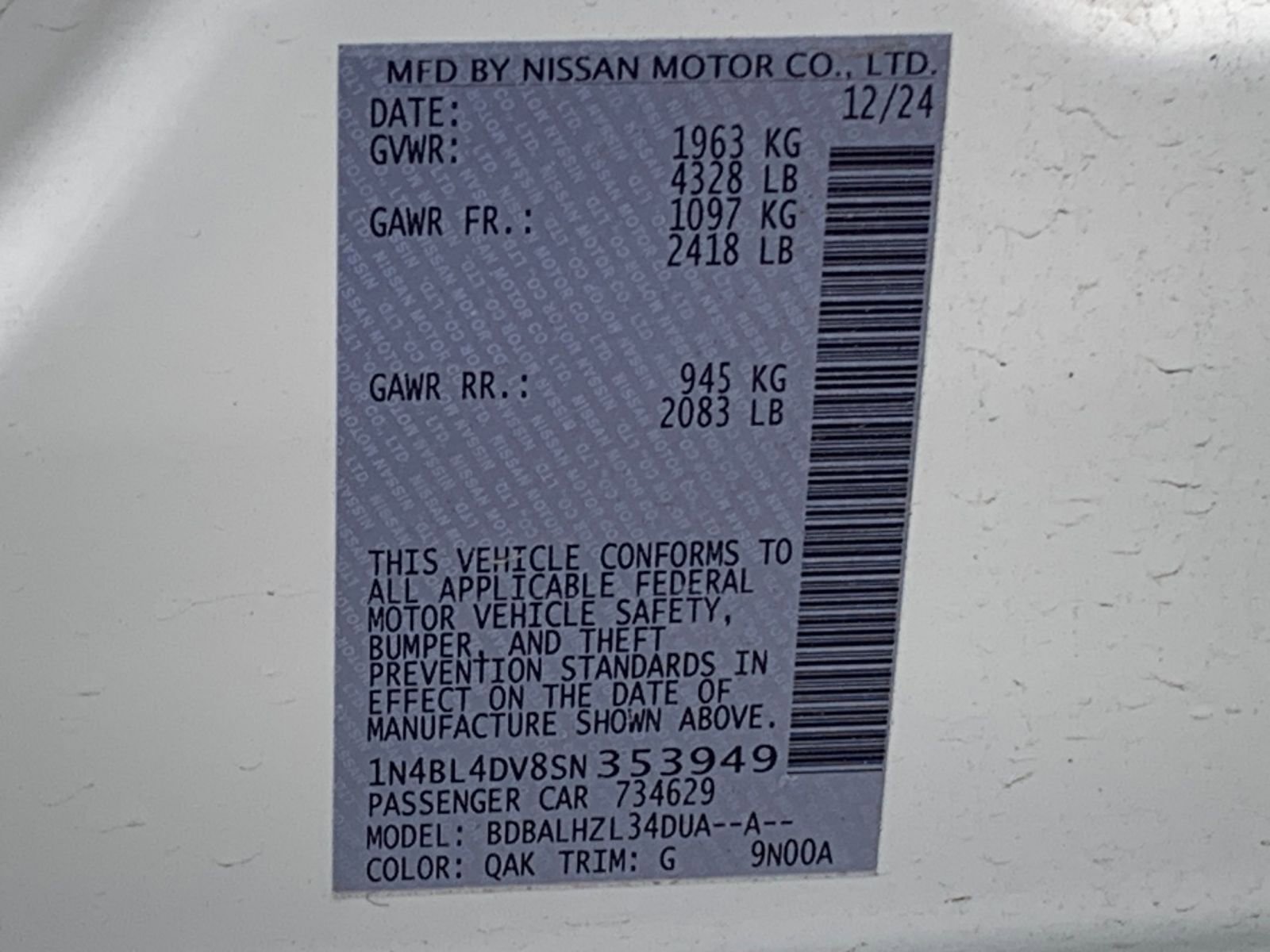 Used 2025 Nissan Altima 2.5 SV image 30