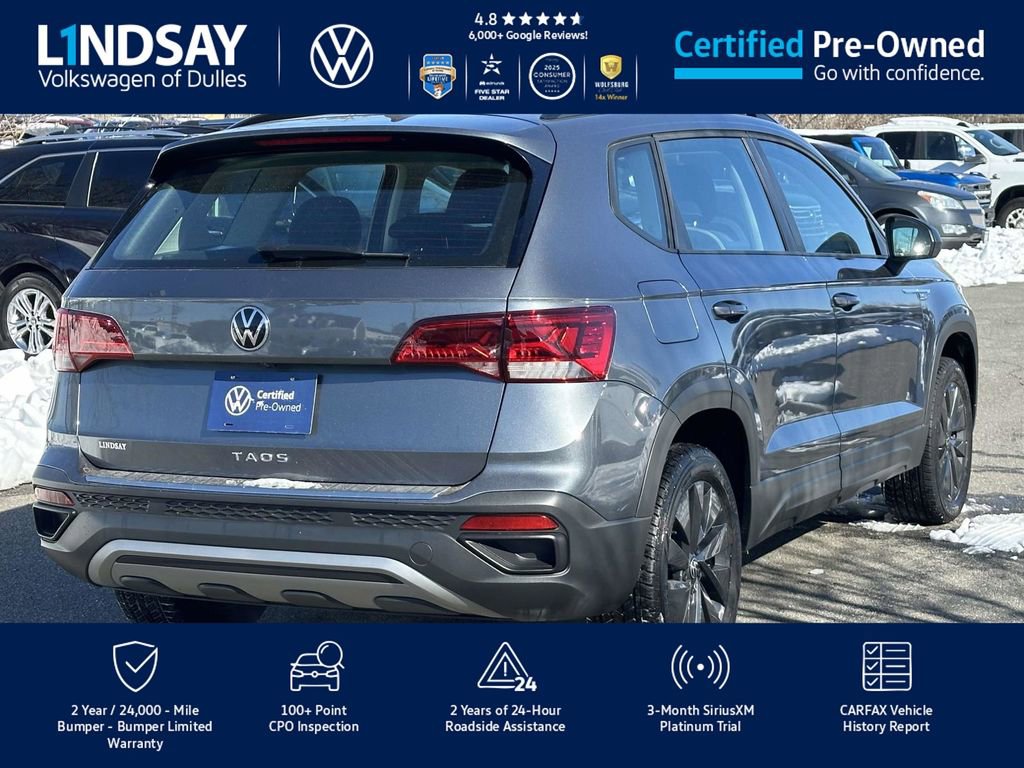 Certified 2023 Volkswagen Taos S w/ IQ Drive S Package image 7