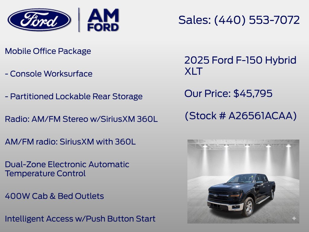 Used 2025 Ford F150 XLT w/ Equipment Group 302A MID AWD/4WD image 21
