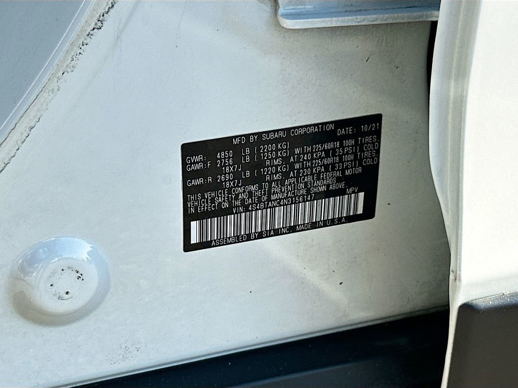 Used 2022 Subaru Outback Limited image 33