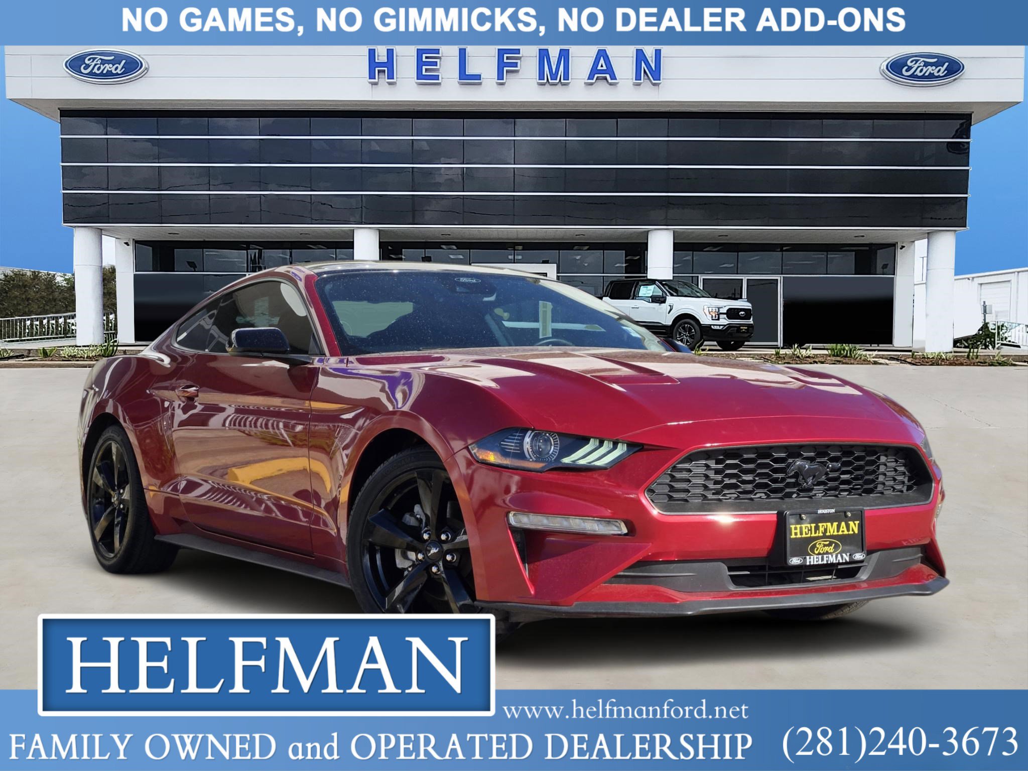 Certified 2021 Ford Mustang EcoBoost w/ Equipment Group 101A image 1