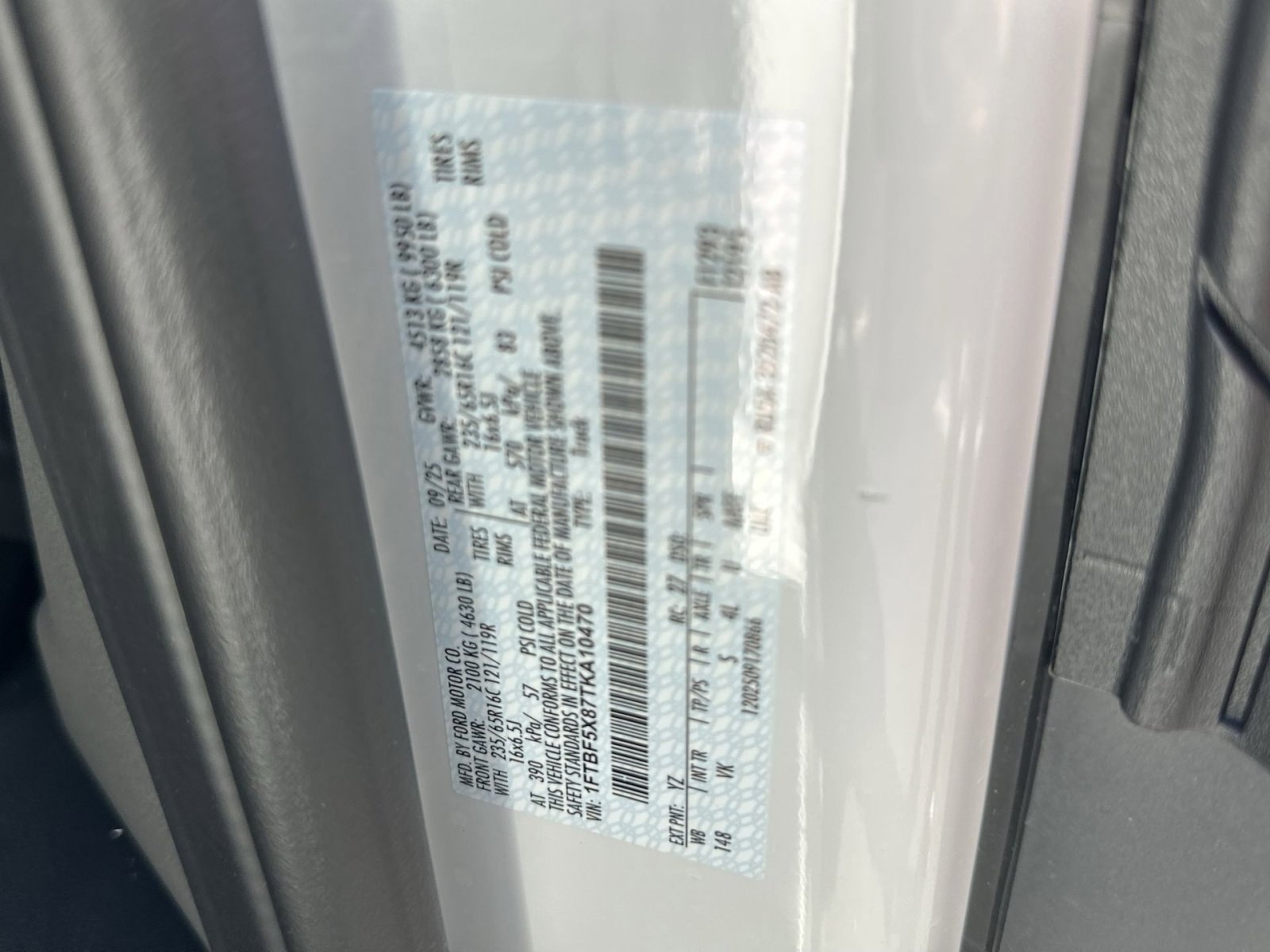 New 2026 Ford Transit 350 Base w/ Load Area Protection Package image 45